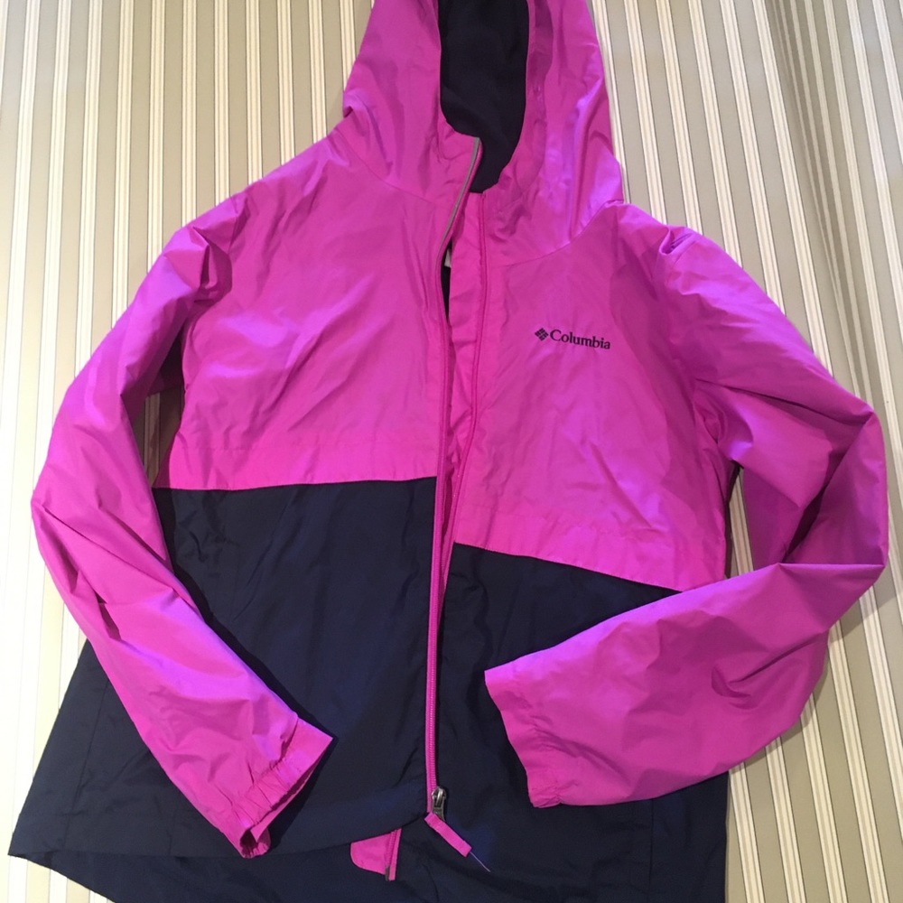 Columbia Lined Raincoat Purple and Blue  ☔️